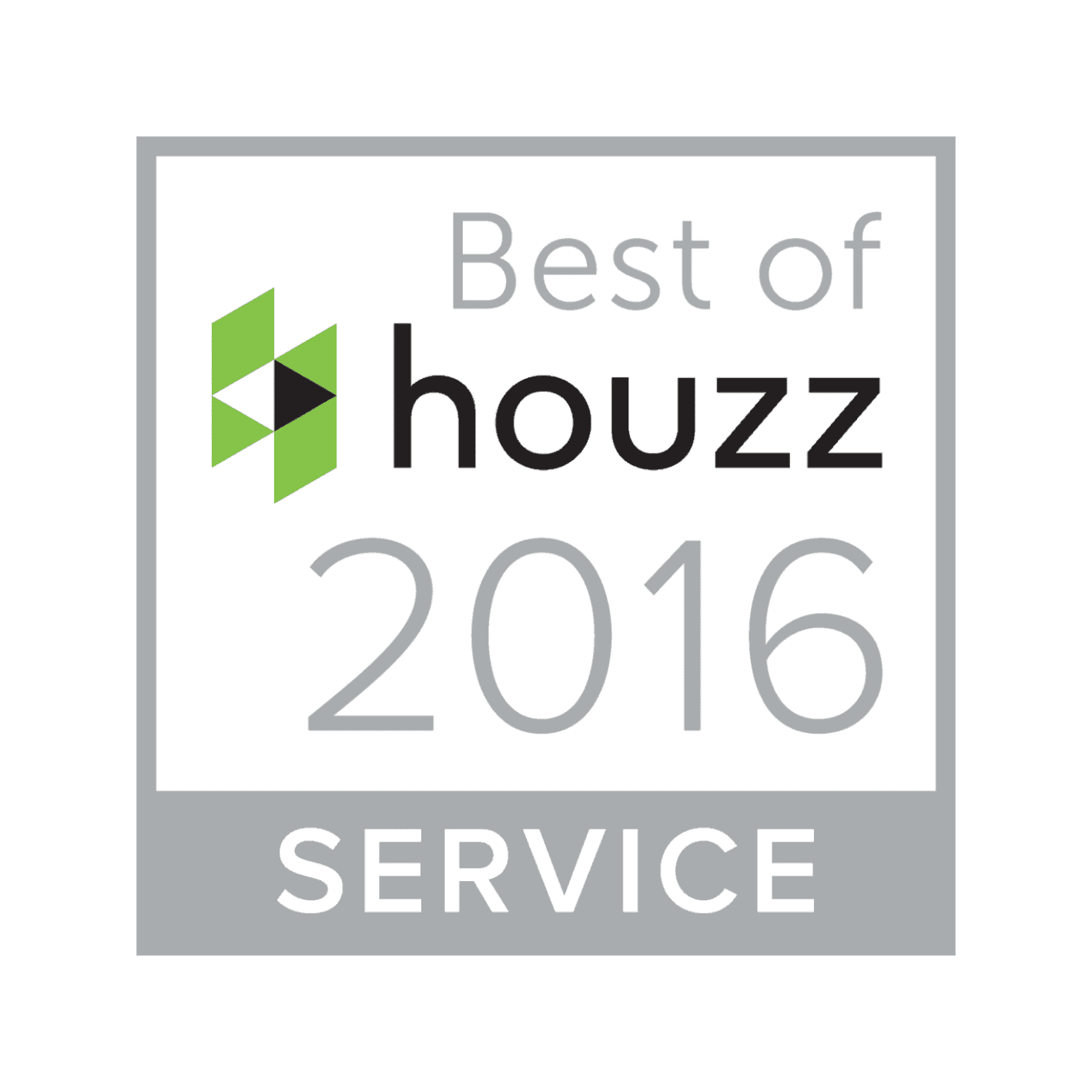 2016 HOUZZ Service Award - Eco-Essence Homes